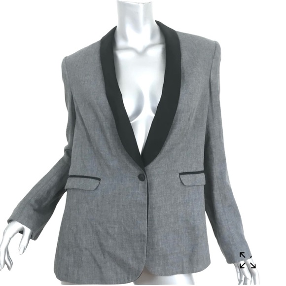 RAG & BONE Sear Sucker Striped Blazer Shawl Collar Quiet Luxury Old Money Preppy - Picture 17 of 17